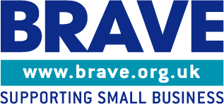 brave logo, supporting small businesses